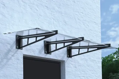 Produktbild von ARON Vordach Pultform Calais VSG 200x105 cm anthrazit