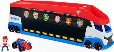Produktbild von PAW Patrol Teamfahrzeug Paw Patroller im aktualisierten Design, inkl. Ryder Figur und 1 Basis Fahrzeug