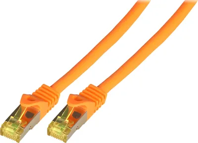 Immagine prodotto di EFB MK7001.3O EFB RJ45 Patchkabel S/FTP,Cat.6A,LSZH,Cat.7 Rohk.,3m,orange