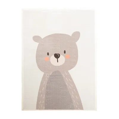 Produktbild von Volero - Waschbarer Spielteppich - Simba Bear Beige - 80x150 cm - Kinderzimmer, Babyzimmer - Klassik