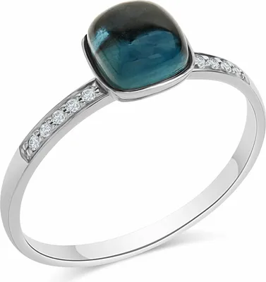Produktbild von Diamonds by Ellen K. Ring 585/- Gold weiß 056 (17,8) Brillant weiß 273370091-3