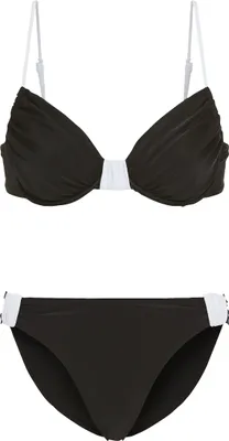 Produktbild von LSCN by Lascana Bügel-Bikini schwarz-weiß Größe 40 Cup B