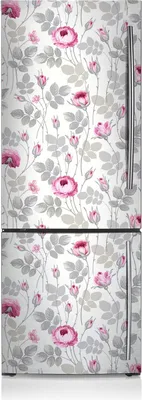 Produktbild von Magnete Küche Kühlschrank Kühlschrankmagnete 60x205 cm - Pastellrosen.