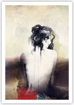 Produktbild von Poster - Poster ohne Rahmen - Frau handeln nackt - 70x100 cm - Wand Bild - Wanddeko - Wandbilder - Kunstposter - Wandposter - Bilder - Kunstdruck - Wanddekoration - Wandbild - P2XPA70x100-3657