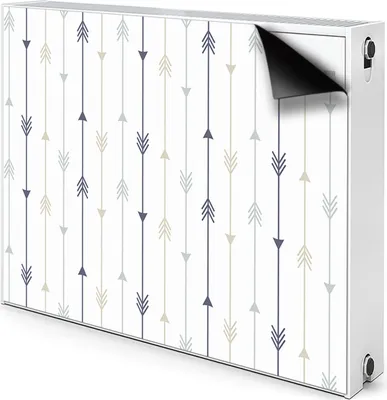 Produktbild von Magnet Heizung Verkleidung Abdeckung Heizung Heizkörperabdeckung 100x60 cm - Pfeile, geometrisch