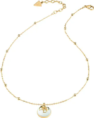 Produktbild von Damen Gold Guess Kreis Halskette 46cm