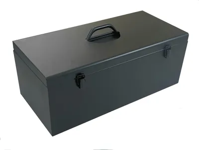 Produktbild von Schwarzer Werkzeugkasten aus Metall 580x270x230 mm