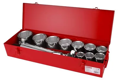 Produktbild von FORTUM Steckschlüsselsatz, 15 Stück, 1"