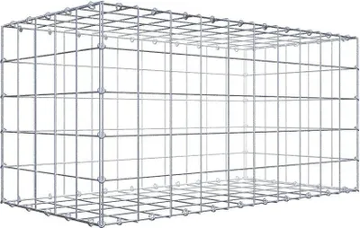 Produktbild von Gabione 100 cm x 50 cm x 50 cm (L x H x T), Maschenweite 10 cm x 10 cm, C-Ring