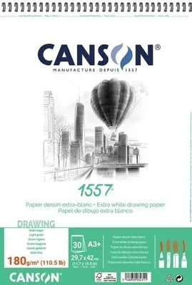 Obrázok produktu pre Canson Sp 1557 Drawing Skicár 30 A3 180 g