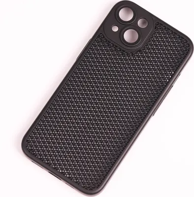 Produktbild von Schutzhülle Für iPhone 14 Silikon Hülle Waben PC HandyHülle Schwarz