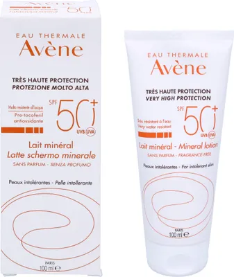 Produktbild von Avene 3282779355872, Sonnenschutzlotion, Körper, Tube, Feuchtigkeitsspendend, Schutz, Beruhigend, Anspruchsvolle Haut, Empflindliche Haut, 100 ml