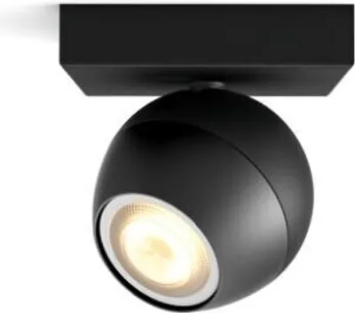 Produktbild von Philips Hue White Amb. Buckram Spot 1flg schwarz 350lm Erw-