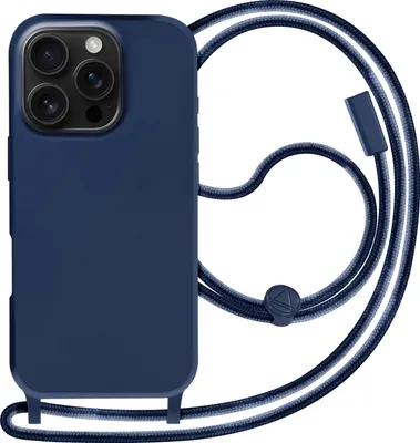 Immagine prodotto di Avizar, custodia rigida-morbida Soft Touch per Apple iPhone 16 Pro, blu notte