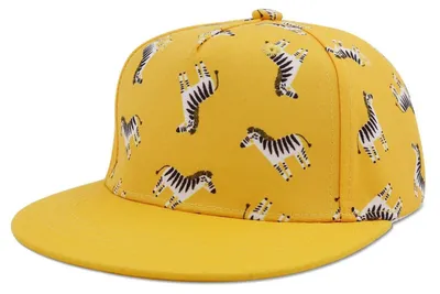 Immagine prodotto di Cappellino da baseball per bambini, con motivo a cartone animato, adatto a bambine e bambini, età 2-4 anni, motivo zebra