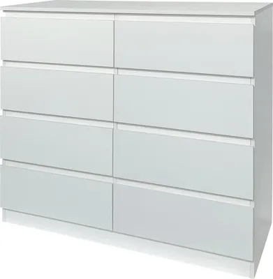 Produktbild von Kommode 8 grifflose Schubladen Thekla Weiß