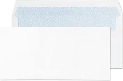 Image de Enveloppes à fermeture automatique 110 x 220 mm - 100 pièces, blanches