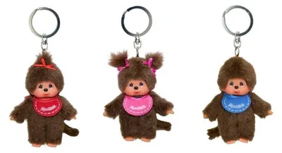 Productafbeelding van Monchhichi sleutelhanger, gesorteerd, 10 cm, 1 stuk