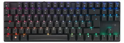Produktbild von CHERRY MX 8.2 TKL Wireless RGB, Kabellos, RF Wireless + Bluetooth, Mechanischer Switch, QWERTZ, RGB-LED, Schwarz