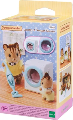 Produktbild von Sylvanian Families - 5445 - Waschmaschine und Staubsauger-Set SYLVANIAN FAMILIES