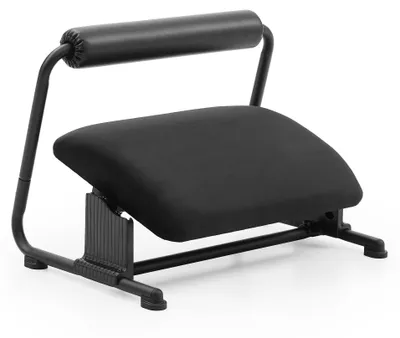 Obrázek produktu pro hjh OFFICE Opěrka nohou do kanceláře, opěrka nohou k psacímu stolu Podi Velvet – ergonomická, nastavitelná, protiskluzová