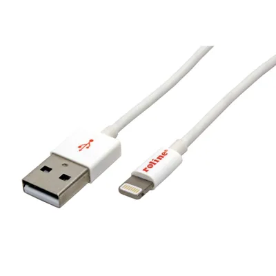 Obrázek produktu pro ROLINE Lightning to USB cable for iPhone, iPod, iPad 1.8 m