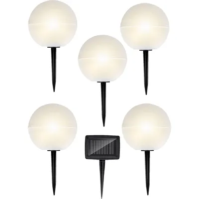 Produktbild von Grundig Glühbirnen für den Außenbereich - mit Stecker - LED - Aufladen mit Solarstrom - Weiß