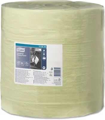Produktbild von Wischtücher Idustrie W1 37x34cm 2-lagig grün 1500 Tücher