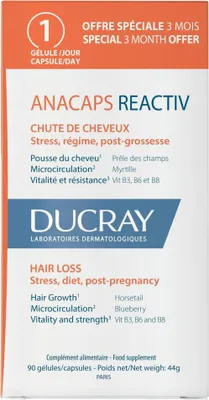 Zdjęcie produktu dla Ducray anacaps Reactiv Capsules 90 kapsułek