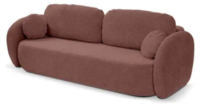 Imagen del producto de Sofá cama con arcón Olemo Sepia rubí