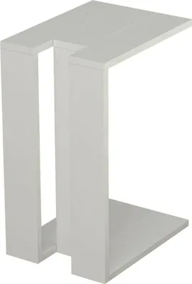 Produktbild von Wohnzimmertisch Dghisolf, Niedriger Wohnzimmertisch, Kaffeeregal, Couchtisch für Sofa, 30x40h57 cm, Weiß