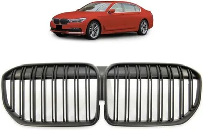 Immagine prodotto di GRIGLIA DEL RADIATORE A DOPPIA BARRA ADATTA per BMW Serie 7 G11 G12 restyling dal 2019 in poi, NERO OPACO