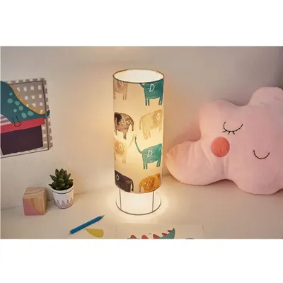 Produktbild von Paulmann Pauleen Kinder Tischleuchte Cute Elephant Tischlampe Elefanten max. 20W E14 ohne Leuchtmittel mit Schalter