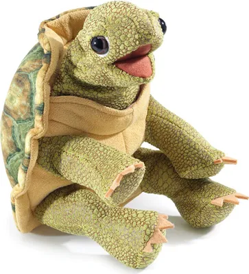 Produktbild von Folkmanis stehende Schildkröte