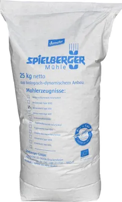 Produktbild von Weizenmehl Type 550 DEMETER - lose 25kg 6er Pack