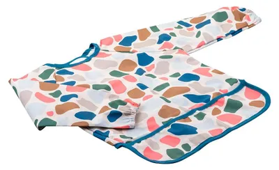 Image de Bavoir à Manches Multicolores En Polyester