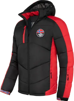 Produktbild von Nebulus Skijacke HILL Herren, Outdoorjacken , Funktionsjacke , P4962 - Herren, schwarz-rot, M