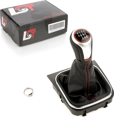 Produktbild von Schaltknauf Griff 6-Gang rot 1K0711113CG für VW GOLF 5 6 JETTA 3 4 EOS SCIROCCO