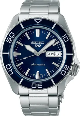 Produktbild von Seiko 5 Sports SRPK97K1 3-Hand Automatic Dark Blue Dial Watch