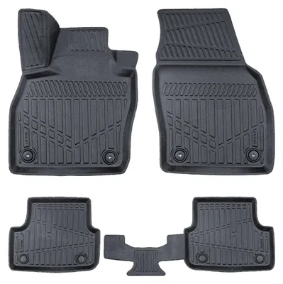 Immagine prodotto di 3D Tappeti Tappetini Auto In Gomma Su Misura Per VW T-Cross Dal 2017 4 Pezzi