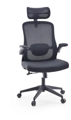 Produktbild von MyBuero Home Office Bürostuhl Vertuflex Schreibtischstuhl mit abklappbaren Armlehnen Stoff / Netzstoff Drehstuhl