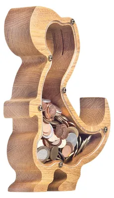 Produktbild von Personalisierte Spardose aus Holz, Geldbörse für Jungen und Mädchen, Geschenk