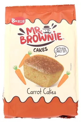 Produktbild von Mr. Brownie Carrot Brownies 200g