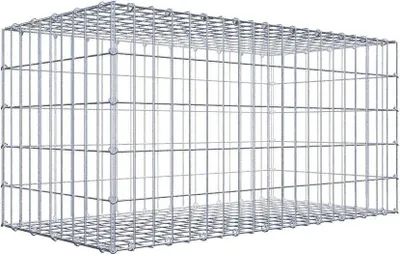 Immagine prodotto di Gabbione 100 cm x 50 cm x 50 cm (L x H x P), maglia 5 cm x 10 cm, anello a C