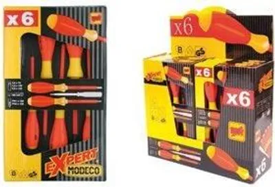 Produktbild von Isolierter Schraubendrehersatz, 6-teilig, 1000V