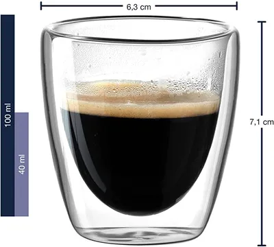 Obrázek produktu pro Dvoustěnné sklenice Leonardo Duo 100 ml - 2 kusy