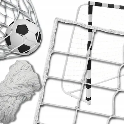 Produktbild von OMNA | Sieť na futbalové bránky 300x200 cm - Extra stabilná - Odolná voči poveternostným vplyvom - Perfektne padne