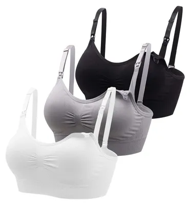 Image de Omgoods - Soutien-gorge d'allaitement sans fil, invisible et offrant un bon maintien