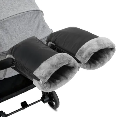 Imagen del producto de Calentador para cochecitos, de forro polar, 18 x 26 cm, impermeable y resistente al viento