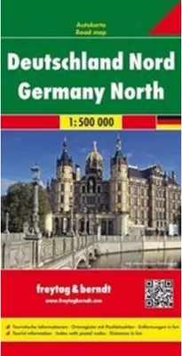 Image de Allemagne Nord, carte routière 1:500.000